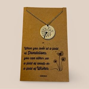 Women’s Flower Necklace - Sentimental Dandelions